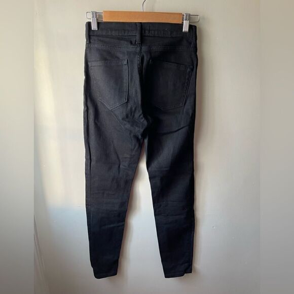 EVERLANE High Rise Skinny Jeans Black 25 - Picture 3 of 12